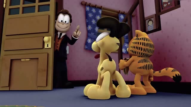 加菲猫:乔恩去出差了,加菲猫看起来好高兴的样子啊