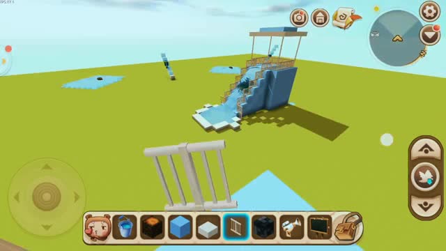 迷你世界水电梯全自动水滑梯教程,好好玩的样子!