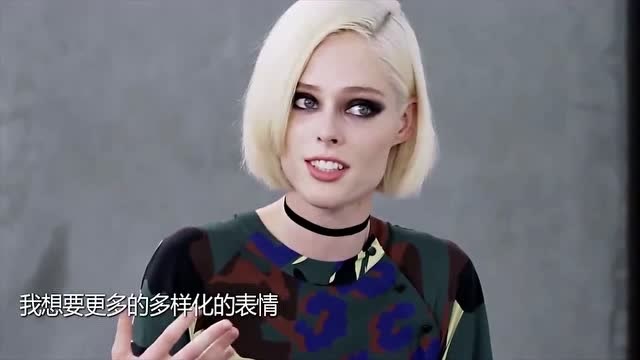 爱上超模:导师现场教学付欢欢,手臂伸直的姿势,原来是这样的