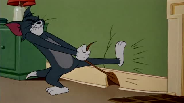 猫和老鼠:汤姆与老鼠玩捉迷藏,玩着玩着差点把自己给玩死