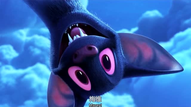精灵旅社2:德古拉父女情深,这蝙蝠挺萌的