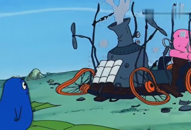 巴巴爸爸 巴巴布莱特开着车兜风 看起来超级酷