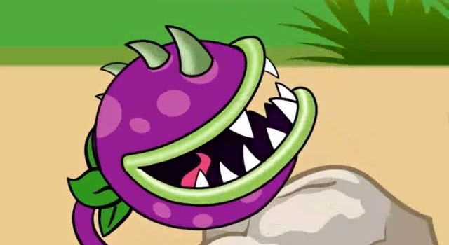 植物大战僵尸:食人花原来爱吃汉堡