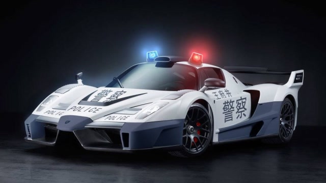超级跑车"穿上"中国警服,网友:看遍全球警车,唯有中国最霸气