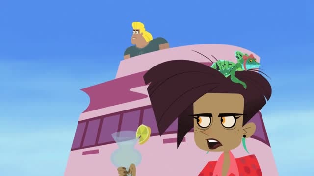 动物兄弟多尼塔想要用抓来的蛇怪蜥蜴做成热销的太阳帽