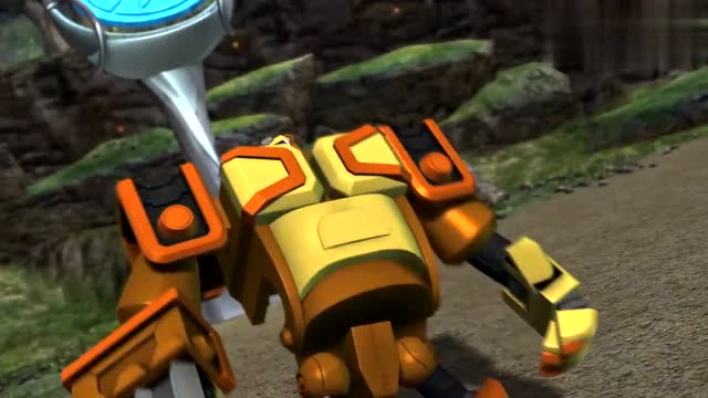 快乐酷宝 熊王哥顿看出霸龙恶少破绽,一个过肩摔,将庞然大物的霸龙摔