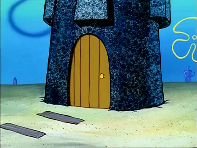 章鱼哥还在梦游状态!都不知道海绵宝宝来他家借住了!