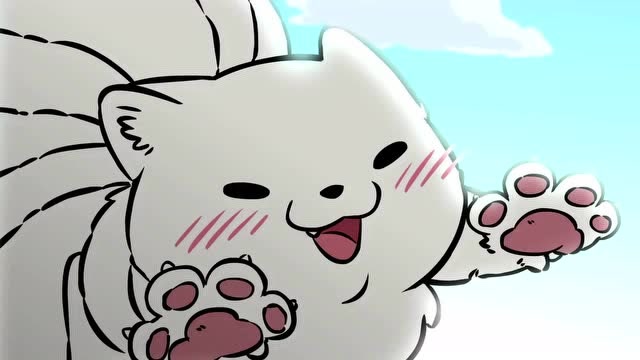 非人哉:九月变回狐狸爬山,搞得满身粘着苍耳,悲剧了!