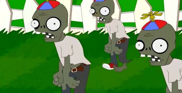 植物大战僵尸2:被打飞僵尸头