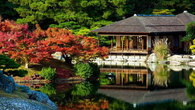 日本三大皇家园林之一,日本园林的代表作,在古代一般人不能进