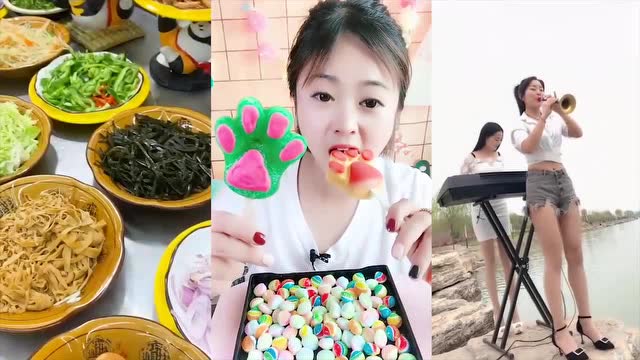 主播妹子太会吃了,把糖果做成了动物爪子,网友:妹子太有童心了