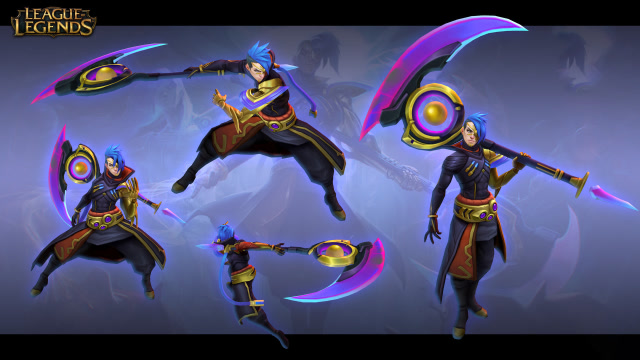 3dmax基础:《英雄联盟》奥德赛凯影镰刀 基础手绘流程教学