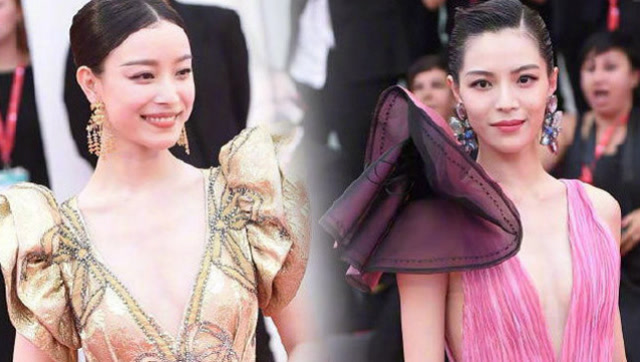 威尼斯电影节倪妮钟楚曦红毯亮相 今天全是仙女下凡