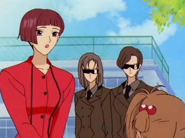 百变小樱:知世的妈妈竟是霸道女总裁,一身红衣短发酷气十足