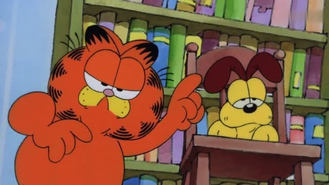 加菲猫:欧迪被大家认为是偷蓝莓派的贼,还好有埃尔曼帮他