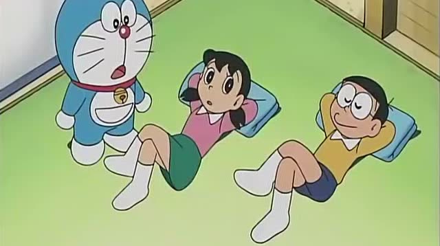 哆啦a梦:静香求教大雄如何睡懒觉,因为有睡觉考试,他亲身授课