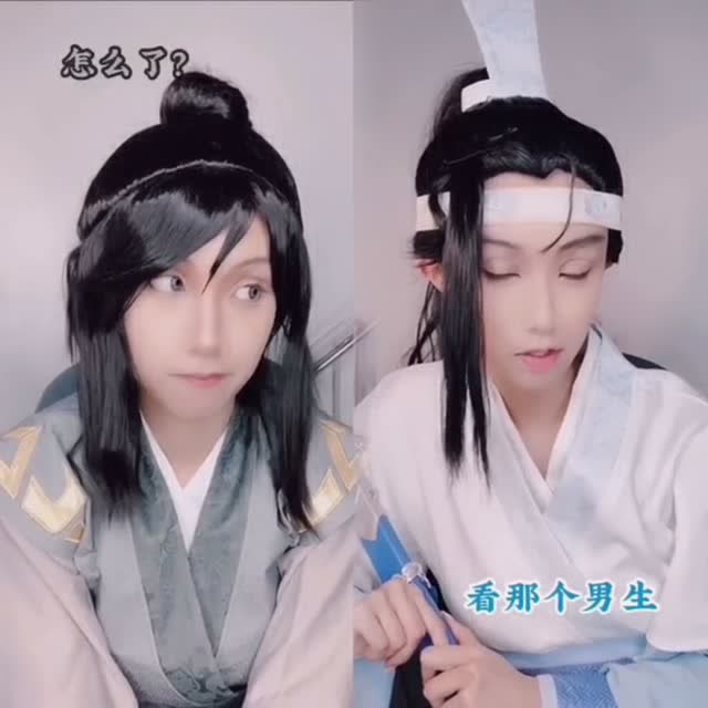 魔道祖师cos:聂怀桑,景仪生气的亚子好可怕啊!