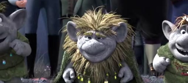 冰雪奇缘2:巨人听到北地人的歌声,它们也变得友好了