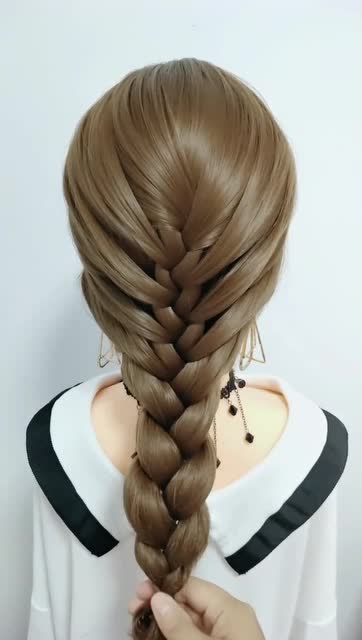 超级好看的蝎子辫,教你编一编变洋气,秋天防静电