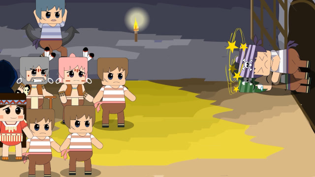 迷你大陆  迷你大陆动画第26集:地牢门卫被海盗王关进了大牢里