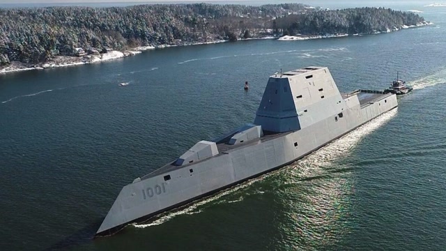 美军航母"趴窝"之际,"世界最强隐身战舰"交付太平洋舰队