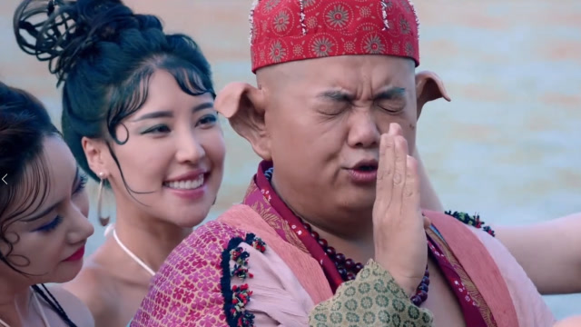 一群女妖精河边勾引猪八戒这段,网友看了不止10次,太过瘾了