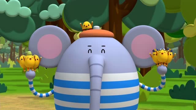 早上好咕咕妈:大象助教耍小鸡,这表演博士会满意不