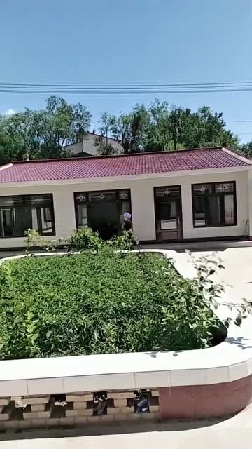 农村的大平房,四合院的设计,这大房子真敞亮,大气!