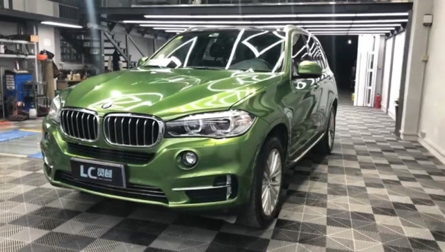 广州汽车改色贴膜 lc灵创 宝马x5