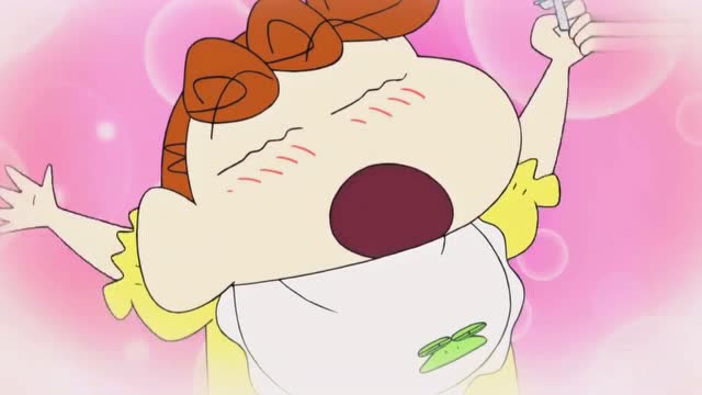 蜡笔小新:小新有一次破坏了小葵的计划,小葵很生气!