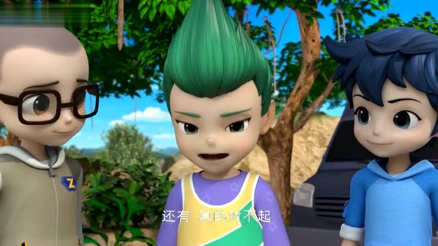 红鼻子和蓝鼻子全身冒着红光,这是被红电光波给刺激的!