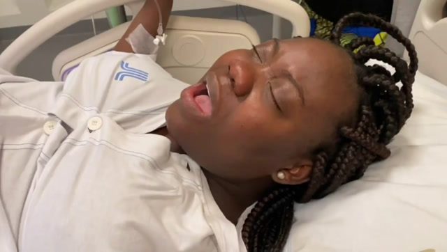 产房直击黑人孕妇艰辛的分娩瞬间妈妈的伟大付出令人肃然起敬