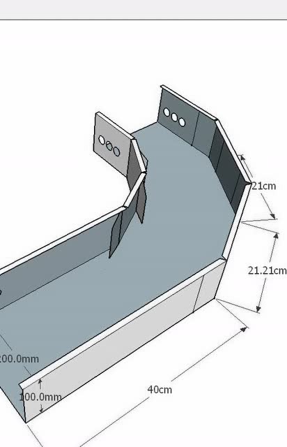 线槽桥架90度弯头制作图片