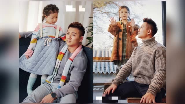 陈一冰和女儿冬季时尚大片曝光 父女嬉戏画面温馨可爱