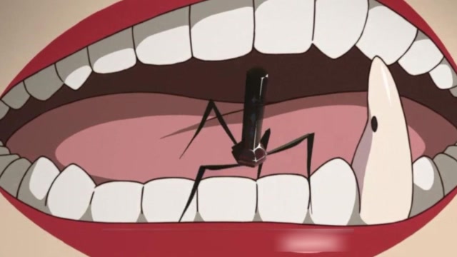 女子和牙齿里的虫子合体,变异成半人半虫的怪物!