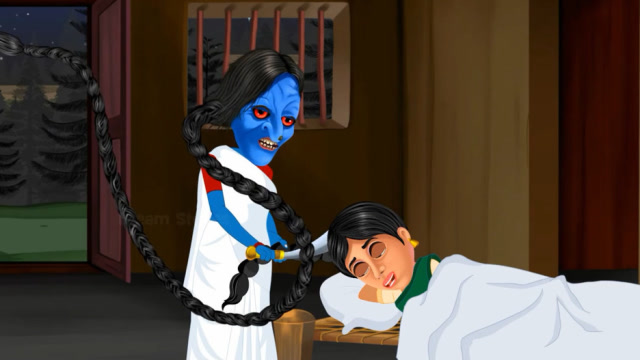 女巫总是剪掉女人的长发,村民发现妻子一直没事,不料她早被附身