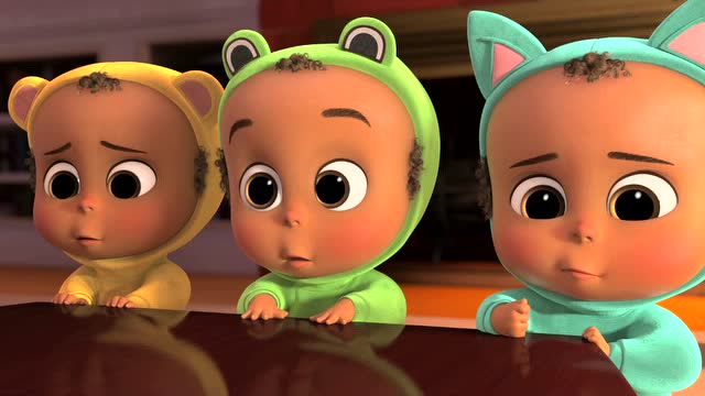 宝贝老板:小老板的团队有点豪华啊!大颗呆应声虫涂鸦妹