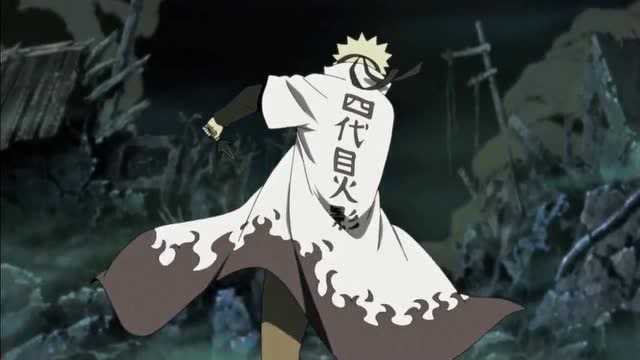 鸣人穿上火影袍,妥妥的水门再生,不愧是两位英雄的儿子!