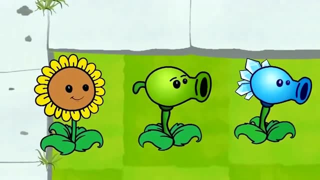 植物大战僵尸,寒冰射手和豌豆射手是最佳拍档