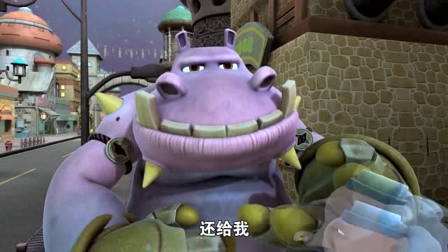 猪猪侠之百变联盟:天上掉金牙?河马怪乐坏了