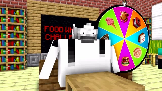 我的世界mc动画:怪物学院 美食轮盘