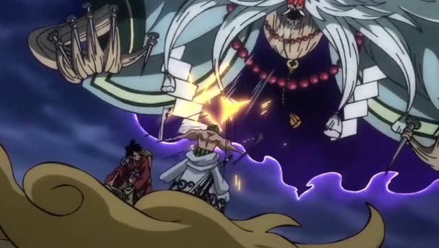 和之国篇:索隆vs霍金斯,最后一招二刀流帅呆了!