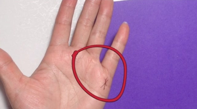 水星丘出现星纹的人恭喜呦,一代表有意外大财,二代表子女财运非常旺