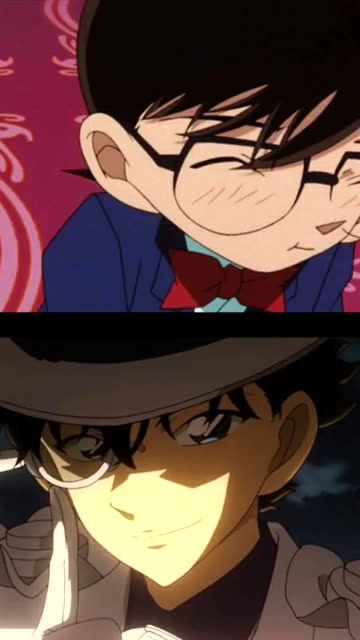 柯南和怪盗基德的回头杀,你们心动了吗?