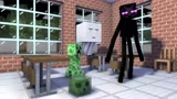 Minecraft动画：远离汽笛人，怪物们能成功吗？
