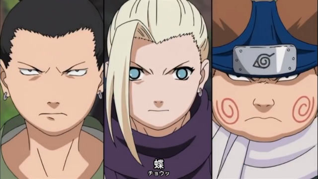 火影忍者:猪鹿蝶vs音隐小队,猪鹿蝶首次配合作战,还是战败了