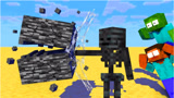 Minecraft动画《空手劈砖》，凋零骷髅一拳打碎地球！