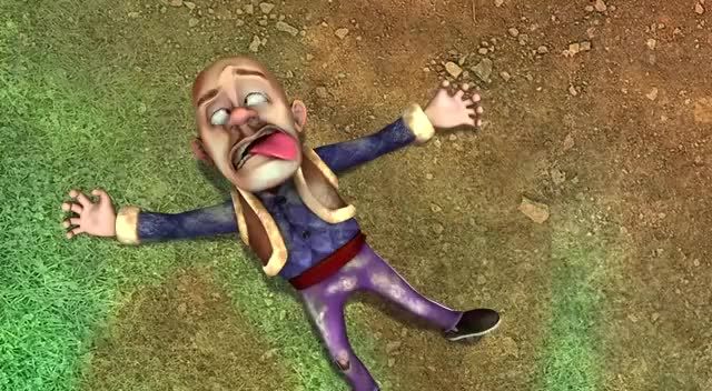 光头强照镜子出车祸