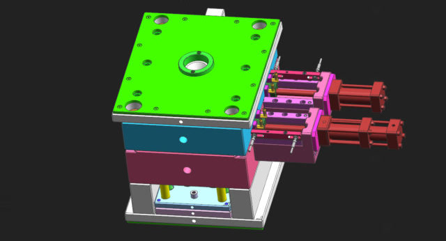 ug模具设计实战案例分享 行位针在什么情况下做虎口