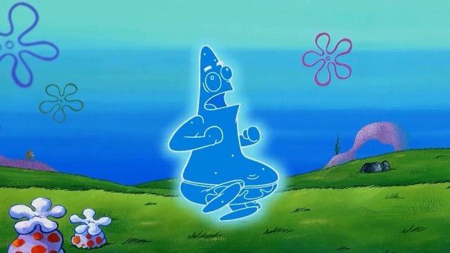 海绵宝宝:水母占领派大星的身体,全身发光变成行走的荧光棒!